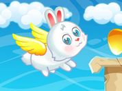 Easter Bunny Flying