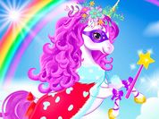 Play Baby unicorn dress up