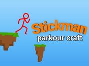 Play Stickman parkour craft