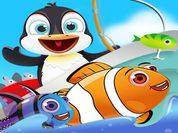 Play Fish Games For Kids |Trawling Penguin Games online