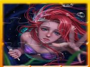 Play Mermaid Ariel Princess Match 3 Puzzle