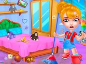 Play Baby Doll House Cleaning Game