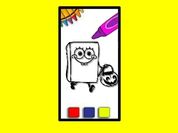 Play SpobgeBob Halloween Coloring Book