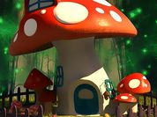 Play Funny Mushroom Houses Jigsaw