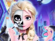 Play Elsa Halloween Party Tattoo
