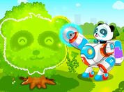 Play Little Panda Green Guard