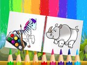 Play Funny Animals Coloring Book
