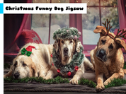 Play Christmas Funny Dog Jigsaw
