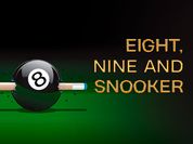 Play Nine, Eight and Snooker
