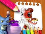 Play Dragon Rescue Riders Coloring Book