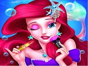 Play Mermaid Princess Makeup - Girl Fashion Salon game 