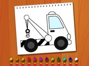 Play Coloring Book: Excavator Trucks
