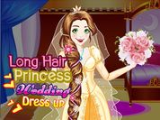 Play Long Hair Princess Wedding Dress up