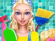 Play Fashion Doll House Cleanup