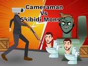 Play Cameraman vs Skibidi Monster : Fun Battle