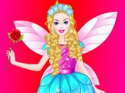 Play Barbie Angel Dress up