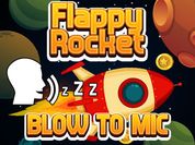 Play Flappy Rocket Playing with Blowing to Mic