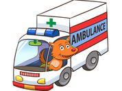 Play Cartoon Ambulance Puzzle