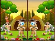 Play Spot 5 Differences Camping