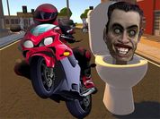 Skibidi Toilet Moto Bike Racing