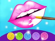 Glitter Lips Coloring Game