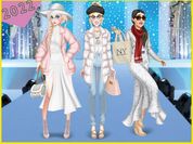 Play Winter White Outfits: Dress Up Game