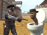 Play Cowboy vs Skibidi Toilets