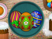Play Handmade Easter Eggs Coloring Book