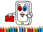 Play Mobile Phone Coloring Book