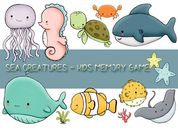 Play Kids Memory Sea Creatures