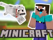 Play Minicraft: Steve And Wolf Adventure