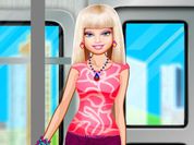 Play Barbie On The Train