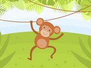 Funny Monkeys Coloring