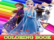Play Coloring Book for Frozen Elsa