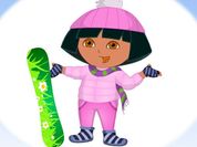 Play Dora Ski Dress up