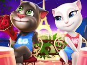 Play Talking Tom and Angela Coloring