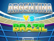 Play Match Football Brazil or Argentina 