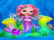 Play Cute Mermaid Girl Dress Up