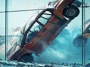 Play Stunt Car Crash Glass