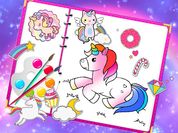 Play Fabulous Cute Unicorn Coloring Book