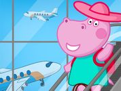 Play Hippo Family Airport Adventure