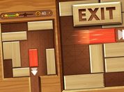 Play EXIT : unblock red wood block
