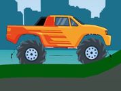 Play Monster Truck Hill Driving 2D