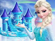 Play princess frozen doll house decoration