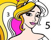 Play Princess Coloring By Number